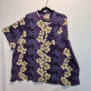 Vintage Hilo Hattie Hawaiian Original Womens 5XL Floral Aloha Island Kitsch